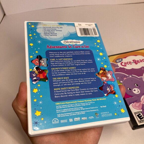 Care Bears Adventures in Care-A-Lot DVD Lot of 2 Tested - Picture 3 of 9